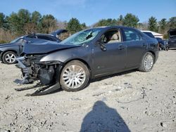Salvage cars for sale at Mendon, MA auction: 2011 Ford Fusion Hybrid