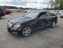 Salvage cars for sale at Dunn, NC auction: 2013 Mercedes-Benz C 300 4matic