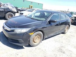 Salvage cars for sale from Copart Montreal Est, QC: 2016 Honda Civic DX