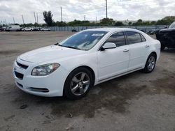 Salvage cars for sale from Copart Miami, FL: 2012 Chevrolet Malibu 2LT