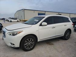 Salvage cars for sale at Haslet, TX auction: 2014 Infiniti QX60 Hybrid