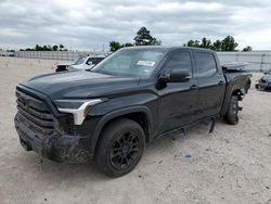 Salvage cars for sale from Copart Houston, TX: 2023 Toyota Tundra Crewmax SR