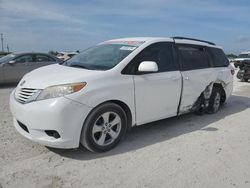 Salvage cars for sale from Copart Arcadia, FL: 2015 Toyota Sienna LE