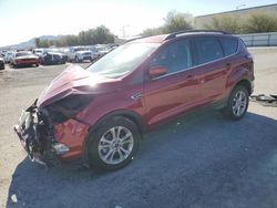 Salvage cars for sale at Las Vegas, NV auction: 2018 Ford Escape SEL