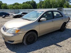 Salvage cars for sale at Augusta, GA auction: 2004 Toyota Corolla CE