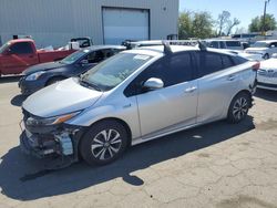 Toyota Prius salvage cars for sale: 2017 Toyota Prius Prime