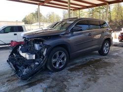 Toyota salvage cars for sale: 2017 Toyota Highlander Limited