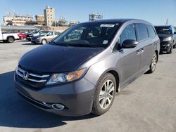 Salvage cars for sale at New Orleans, LA auction: 2015 Honda Odyssey Touring