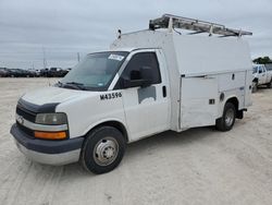 Salvage trucks for sale at Temple, TX auction: 2007 Chevrolet Express G3500