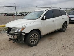 Salvage cars for sale from Copart Houston, TX: 2015 Nissan Pathfinder S