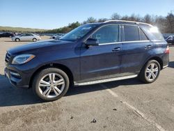 Salvage cars for sale at Brookhaven, NY auction: 2014 Mercedes-Benz ML 350 4matic