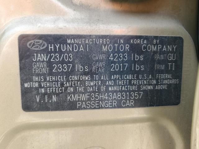 2003 Hyundai Sonata GLS