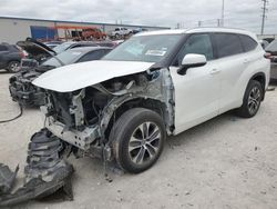 Toyota Highlander xle salvage cars for sale: 2021 Toyota Highlander XLE