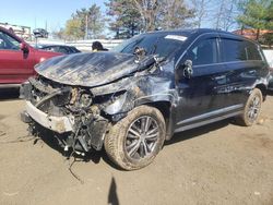 Salvage cars for sale at New Britain, CT auction: 2019 Infiniti QX60 Luxe