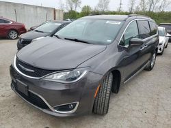 Salvage cars for sale at Bridgeton, MO auction: 2017 Chrysler Pacifica Touring L