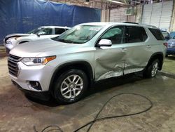 Salvage cars for sale at Woodhaven, MI auction: 2018 Chevrolet Traverse LT