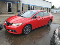 Salvage cars for sale at New Britain, CT auction: 2013 Honda Civic SI