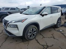 Salvage cars for sale at Woodhaven, MI auction: 2021 Nissan Rogue SV