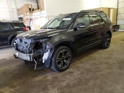 Ford Explorer Sport salvage cars for sale: 2015 Ford Explorer Sport