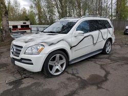 Mercedes-Benz GL 550 4matic salvage cars for sale: 2012 Mercedes-Benz GL 550 4matic