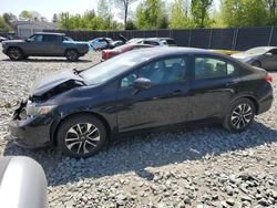 Salvage cars for sale from Copart Waldorf, MD: 2015 Honda Civic EX