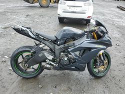 Salvage motorcycles for sale at Marlboro, NY auction: 2015 Kawasaki ZX636 E