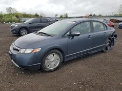 2008 Honda Civic Hybrid en venta en Columbia Station, OH