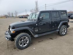 Salvage cars for sale at Montreal Est, QC auction: 2021 Jeep Wrangler Unlimited Sahara