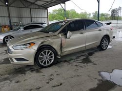 Salvage cars for sale from Copart Cartersville, GA: 2017 Ford Fusion SE