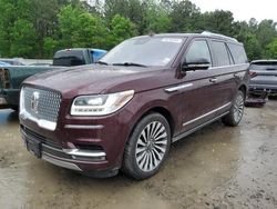 Lincoln Navigator salvage cars for sale: 2019 Lincoln Navigator Reserve