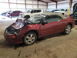 Mitsubishi salvage cars for sale: 2005 Mitsubishi Eclipse Spyder GS