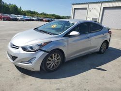 Salvage cars for sale at Gaston, SC auction: 2016 Hyundai Elantra SE