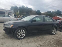 Salvage cars for sale at Mendon, MA auction: 2012 Volkswagen Jetta SE