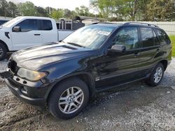 Salvage cars for sale from Copart Fairburn, GA: 2005 BMW X5 3.0I