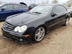 Salvage cars for sale at Elgin, IL auction: 2008 Mercedes-Benz CLK 550