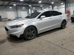 Salvage cars for sale at Ham Lake, MN auction: 2017 Ford Fusion Sport
