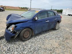 Salvage cars for sale at Tifton, GA auction: 2016 Nissan Sentra S