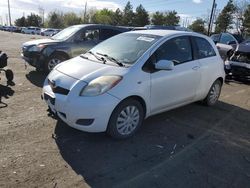 Salvage cars for sale from Copart Denver, CO: 2011 Toyota Yaris