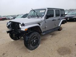 Salvage cars for sale at San Antonio, TX auction: 2019 Jeep Wrangler Unlimited Sahara