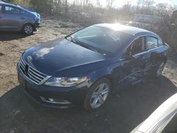 Salvage cars for sale from Copart Baltimore, MD: 2013 Volkswagen CC Sport