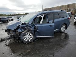 Toyota salvage cars for sale: 2017 Toyota Sienna XLE