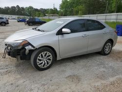 Toyota salvage cars for sale: 2017 Toyota Corolla L