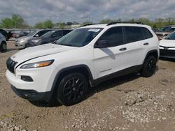 Jeep Cherokee Sport salvage cars for sale: 2016 Jeep Cherokee Sport