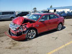 Salvage cars for sale at Woodhaven, MI auction: 2012 Ford Taurus Limited