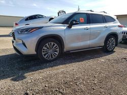 Salvage cars for sale at Temple, TX auction: 2021 Toyota Highlander Platinum