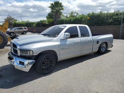 Salvage cars for sale from Copart San Martin, CA: 2004 Dodge RAM 1500 ST
