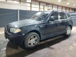 Salvage cars for sale from Copart Columbia Station, OH: 2006 BMW X3 3.0I