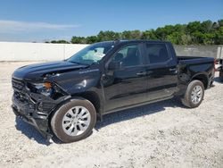 Salvage cars for sale at New Braunfels, TX auction: 2023 Chevrolet Silverado C1500 Custom