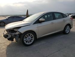 Salvage cars for sale at Grand Prairie, TX auction: 2017 Ford Focus SE