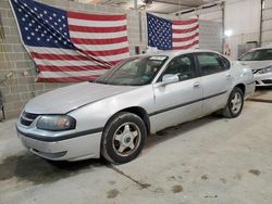Chevrolet salvage cars for sale: 2001 Chevrolet Impala LS
